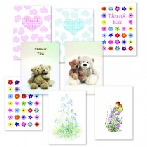 Thank You Cards/Envs Assorted