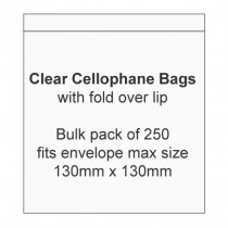 130x135mm Cello Bags (250)