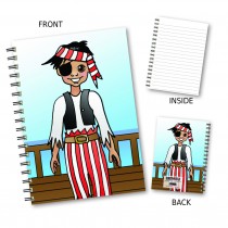 Cartoon Pirate Wiro Notebook