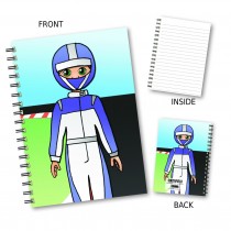 Cartoon Spaceman Wiro Notebook