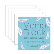 White Memo Block