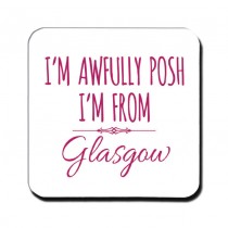 Awfully Posh Classic Coaster (Pink)