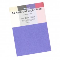 A4 Sugar Paper Asstd 40 Sht