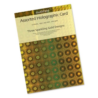 Gold Holographic Card 6 Sheets product image