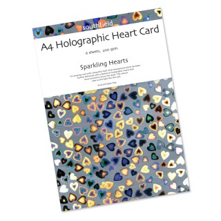 Hearts Holographic Card 6 Shee product image