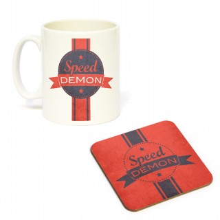 Mug/Coaster Set Speed Demon product image