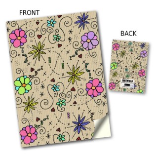 Coloured Floral Notebook product image