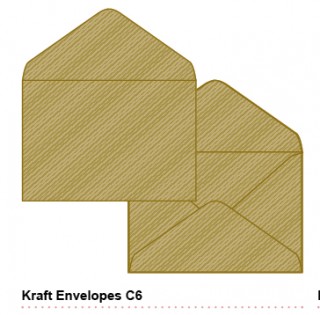 A6 Kraft Envelopes 50s product image