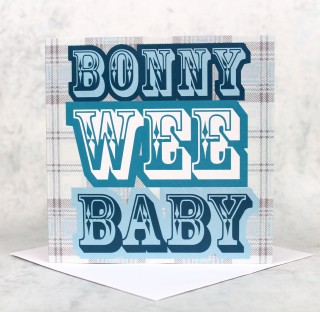 Bonny Baby Blue Greeting Card product image