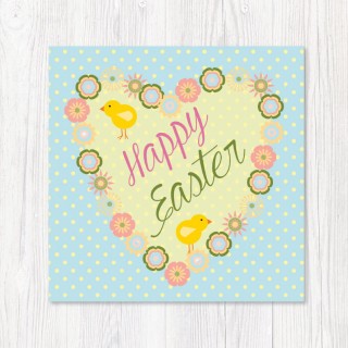 Textured Easter Card-Heart product image