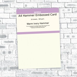 A4 Ivory Hammer Cards (20) product image
