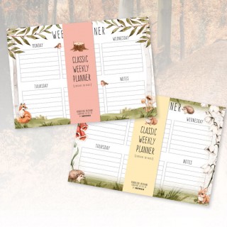 Desk Planner-Forest Animals product image
