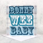 Bonny Baby Blue Greeting Card
