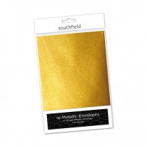 Gold Metallic Envelopes 10s