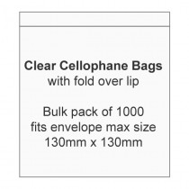 130x135mm Cello Bags (1000)