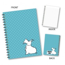 Blue Spot Dog Wiro Notebook