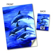 Dolphins Jumping Stitched Notebook