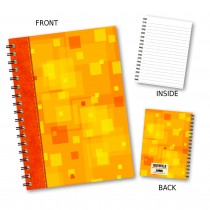 Orange Squares Wiro Notebook