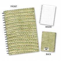 Knitted Pattern Wiro Notebook