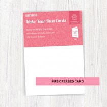A4 Creased White Hammer Cards (100)