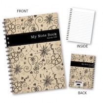 Floral 'My Note Book' Wiro