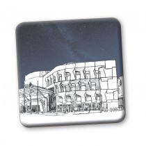 Pastel Sketch Town Classic Coaster