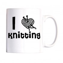 I heart Knitting Mug