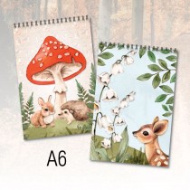 Recycled Notepad-Forest Animals
