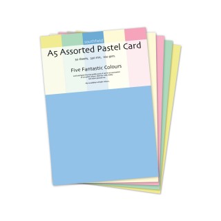 A5 Pastel Card Assortd 30 Sht product image