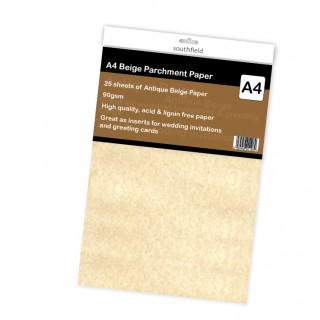 A4 Beige Parchment Paper 25 Sht product image