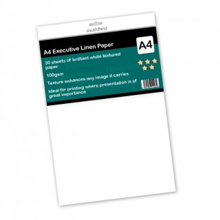 Brill White Exec Linen Paper product image