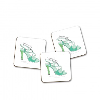 Classic Coaster-Green Squiggle product image
