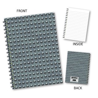 Rivets Pattern Wiro Notebook product image
