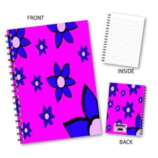 Flowers in Purple Notebook product image
