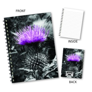 Lilac Thistle Wiro Notebook product image