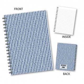 Black/White Gingham Notebook product image