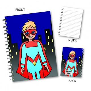 Cartoon Superhero Wiro Noteboo product image