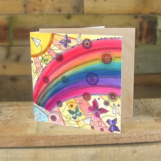 150mm Textured Watercolour Greeting Card product image