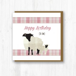 Textured Sheep Card product image