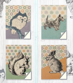 A6 Eco Animal Notebooks, Assorted product image