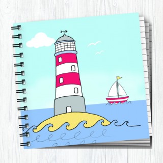 Sq Notebook Lighthouse product image