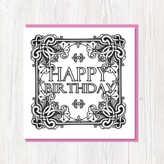 Colour-In Birthday Card 3 product image