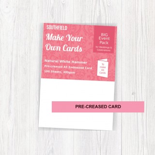 A5 Creased White Hammer Cards (100) product image
