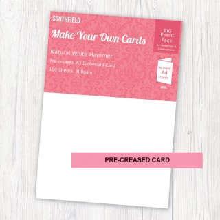 A3 Creased White Hammer Cards (100) product image