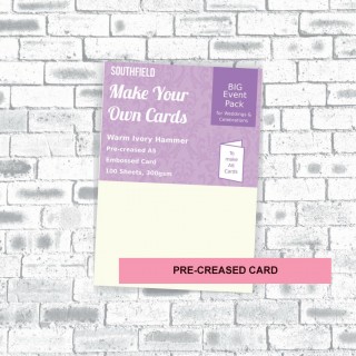 A5 Creased Ivory Hammer Cards (100) product image