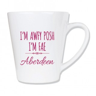 Awfy Posh Latte Mug (Pink) product image