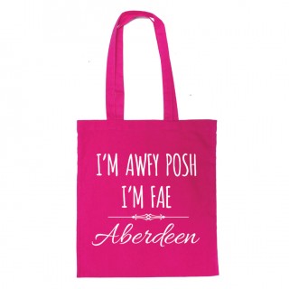 Awfy Posh Pink Shopper (white) product image
