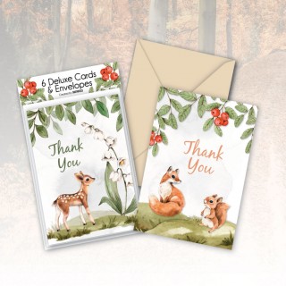 Deluxe Forest Animals Thank you's (6) product image