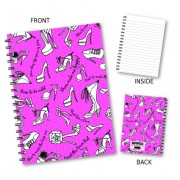 Pink Shoes Wiro Notebook