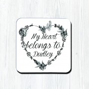 My Heart Belongs Classic Coaster